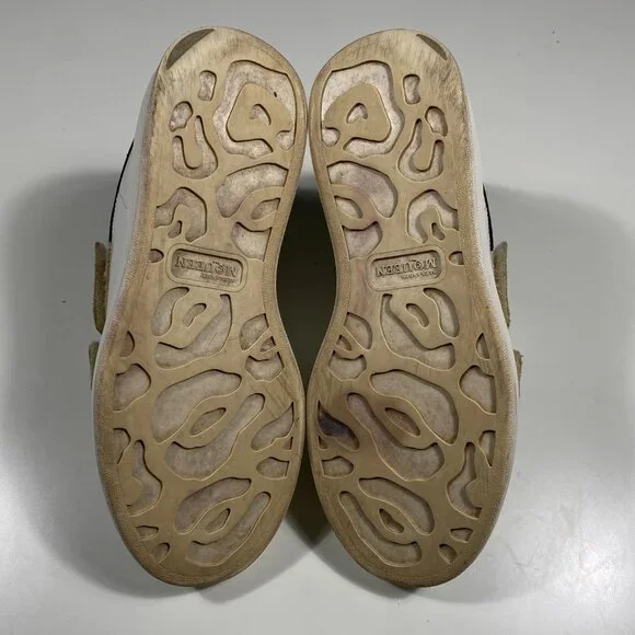Alexander McQueen Oversized Double Strap White Leather Sneakers size EU 36 1/2 - Picture 11 of 12
